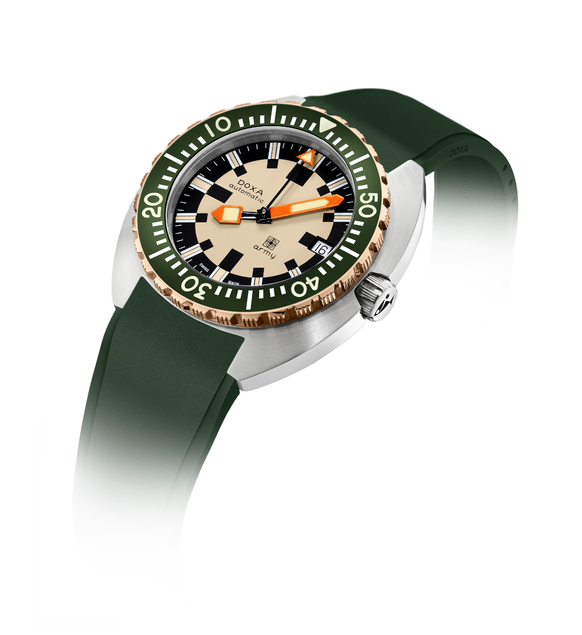DOXA 아미, 브론즈 베젤