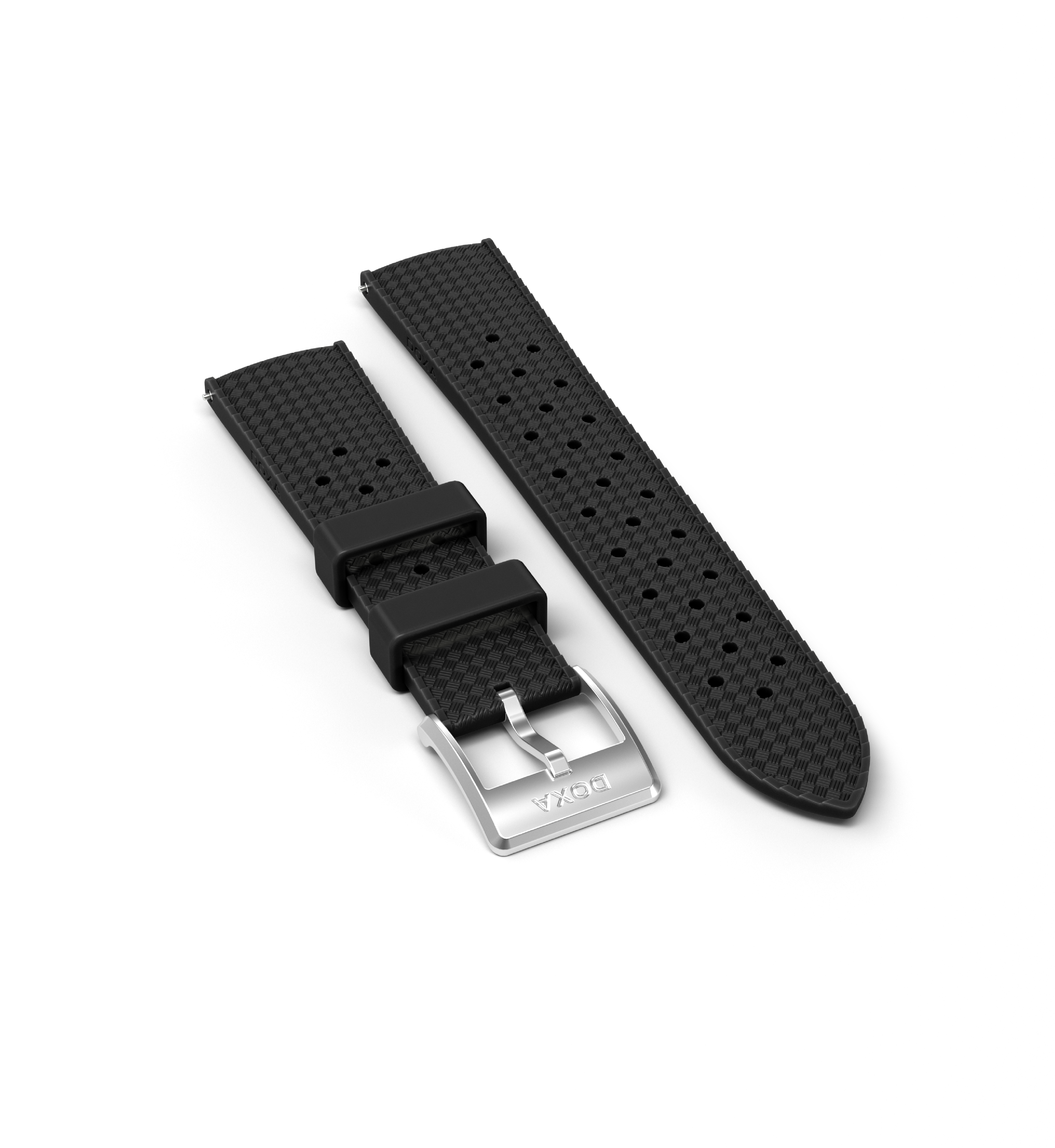 다이브 플렉스 러버 스트랩 (핀 버클), 검정